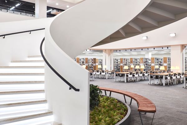 Thư viện hiện đại tại Kwangwoon University