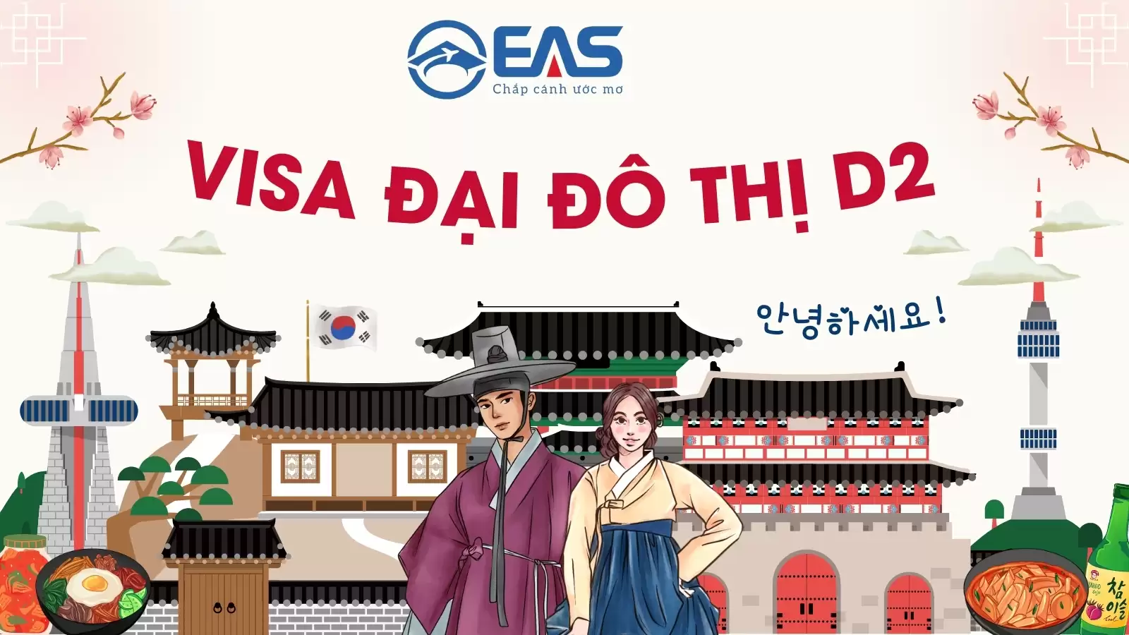 Visa Đại Đô Thị D2 Hàn Quốc (광역형 비자) 2025–2026: Tìm Hiểu Chi Tiết Từ A–Z