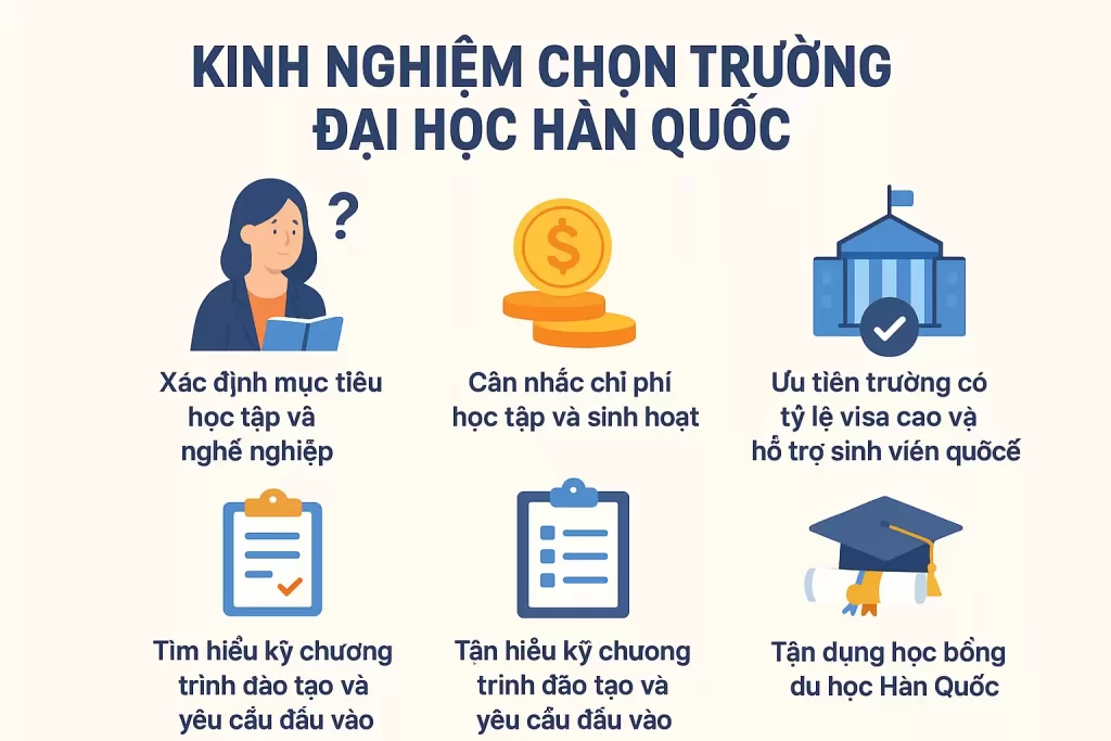 Điều Kiện Du Học Đại Học Hàn Quốc 2025 Cho Sinh Viên Việt Nam