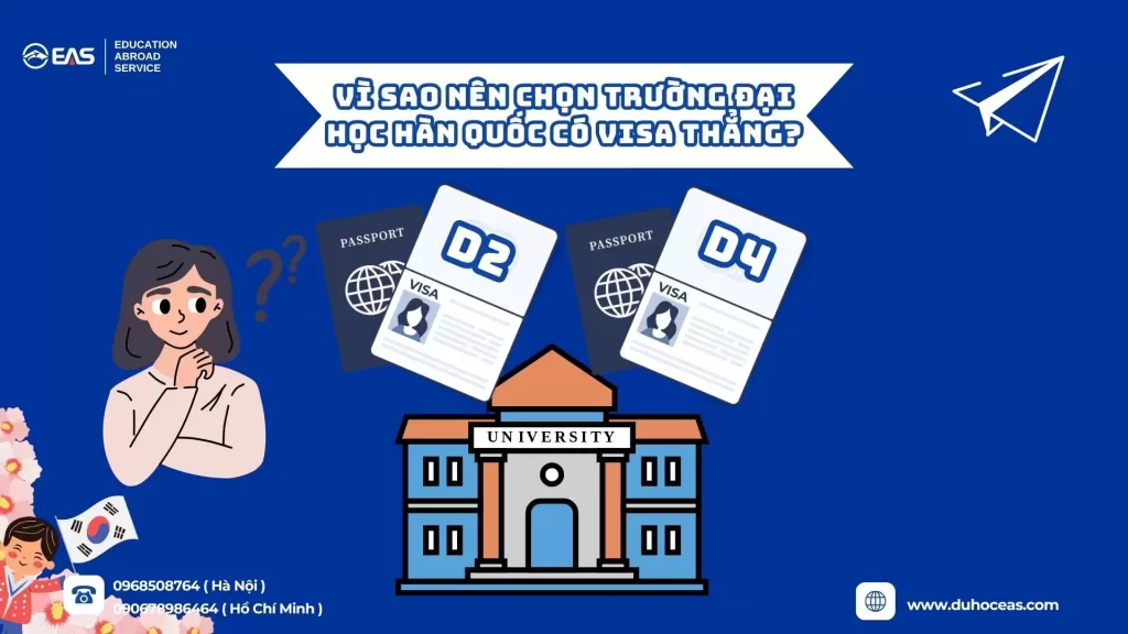 Danh Sách Trường Đại Học Dễ Xin Visa D4 Và D2 Ở Hàn Quốc 2025